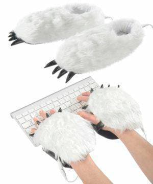 Fashion USB yeti hands and feet warmers