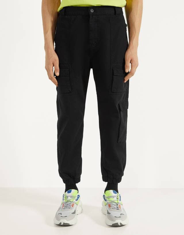 Moda Calças jogger cargo