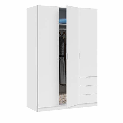 Elemento de la categoría hogar Habitdesign LCX323O - Armario ropero de Tres Puertas y Tres cajones