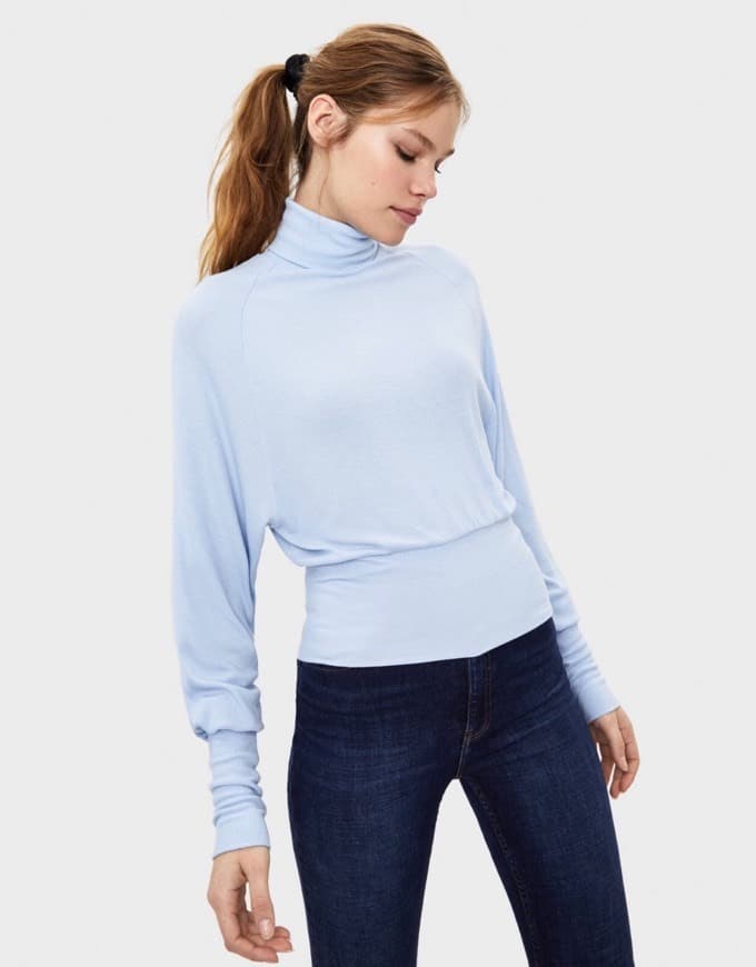 Producto Turtle Neck Baby-Blue Sweater