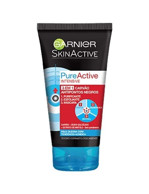 Fashion Pure Active Intensive Máscara 3 em 1 Carvão