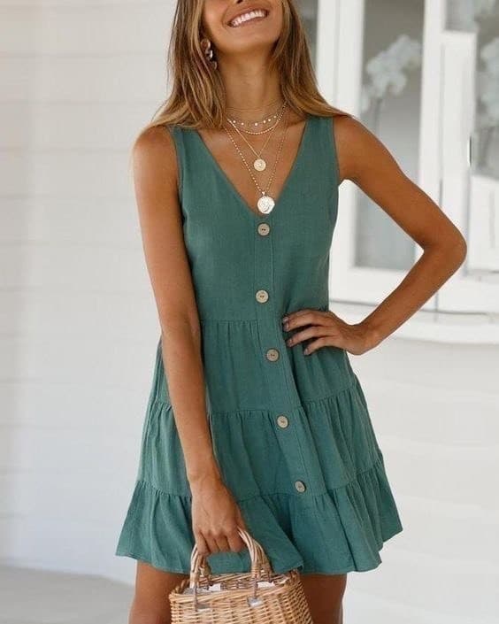 Fashion Green Dress