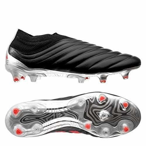 Moda adidas Copa 19+ FG, Bota de fútbol, Core Black-Hi Red-Silver Metallic, Talla