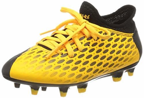 Lugar PUMA Future 5.4 FG/AG Jr, Botas de fútbol Unisex Niños, Amarillo