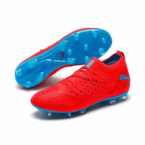 Moda Puma Future 19.2 Netfit FG/AG, Zapatillas de Fútbol para Hombre, Rojo