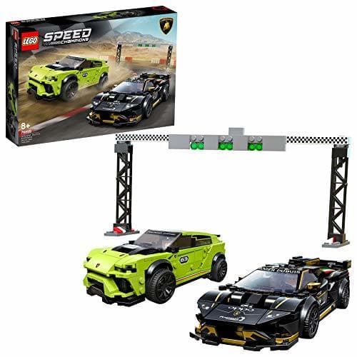 Producto LEGO Speed Champions - Lamborghini Urus ST-X & Lamborghini Huracán Super Trofeo