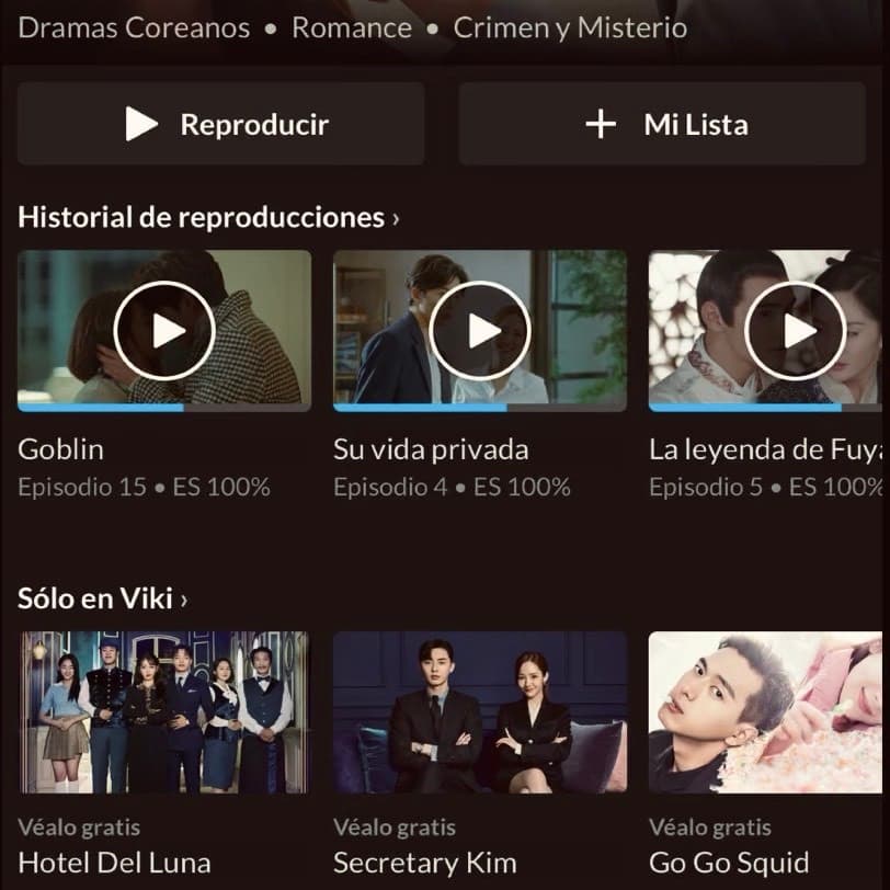 App Viki: Dramas y TV de Asia