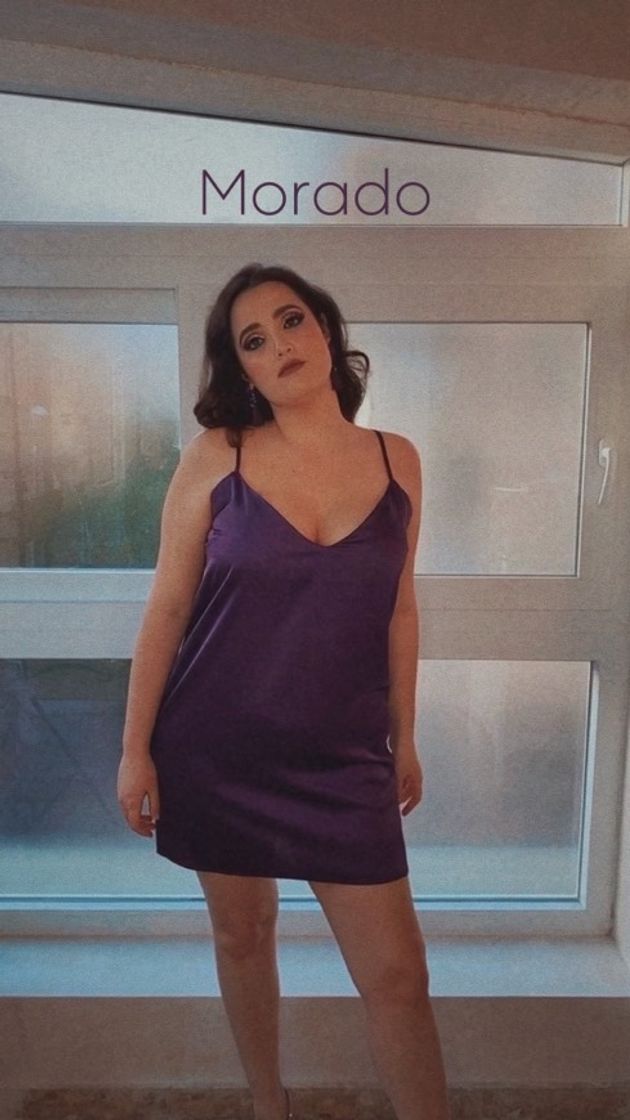 Product Vestido morado curve