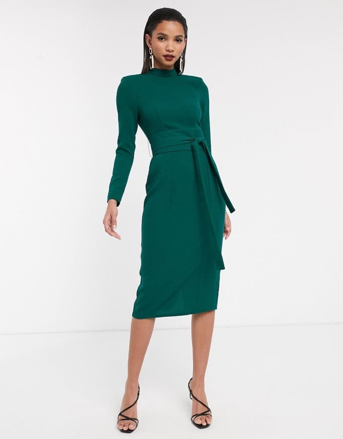 Producto Vestido verde lazado