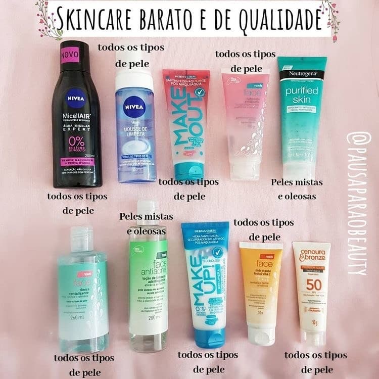 Product SkinCare barato e com qualidade ✨