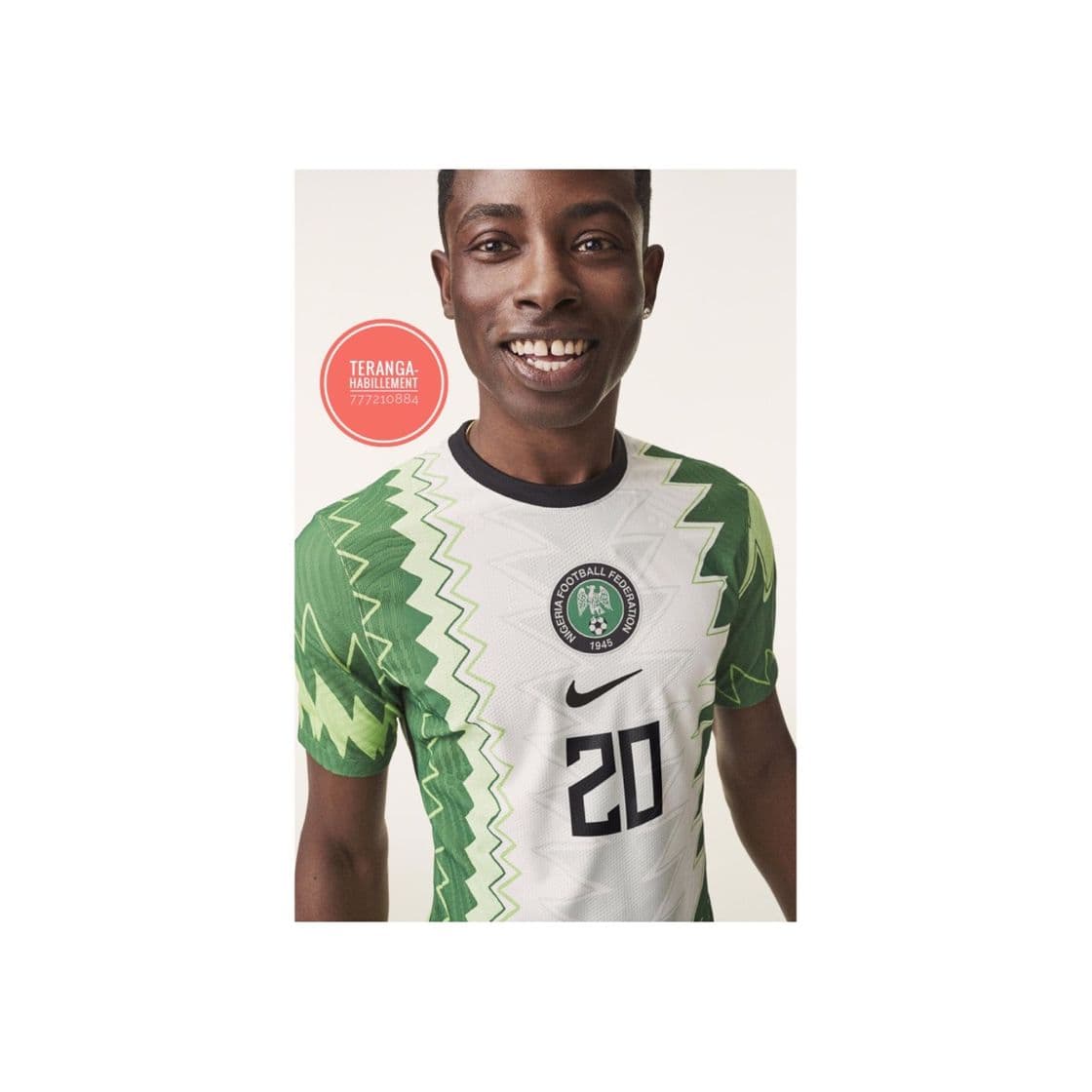 Product # 7# 10# 18 Kit de Copa Mundial de Nigeria 2018, Camiseta