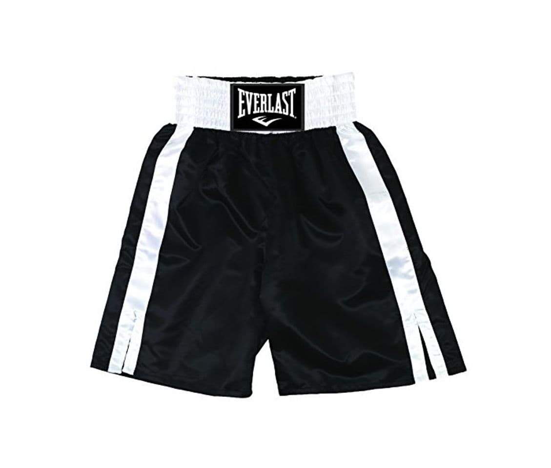 Fitness Everlast Pro 24` - Pantalones de boxeo, color Negro