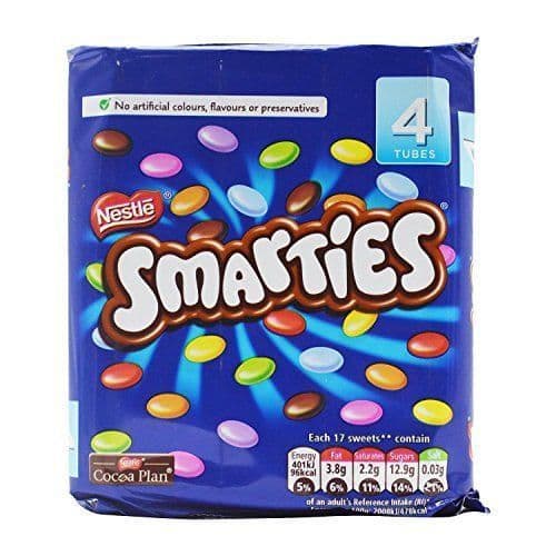 Producto SMARTIES MILK CHOCOLATE IN A CRISP SUGAR SHELL