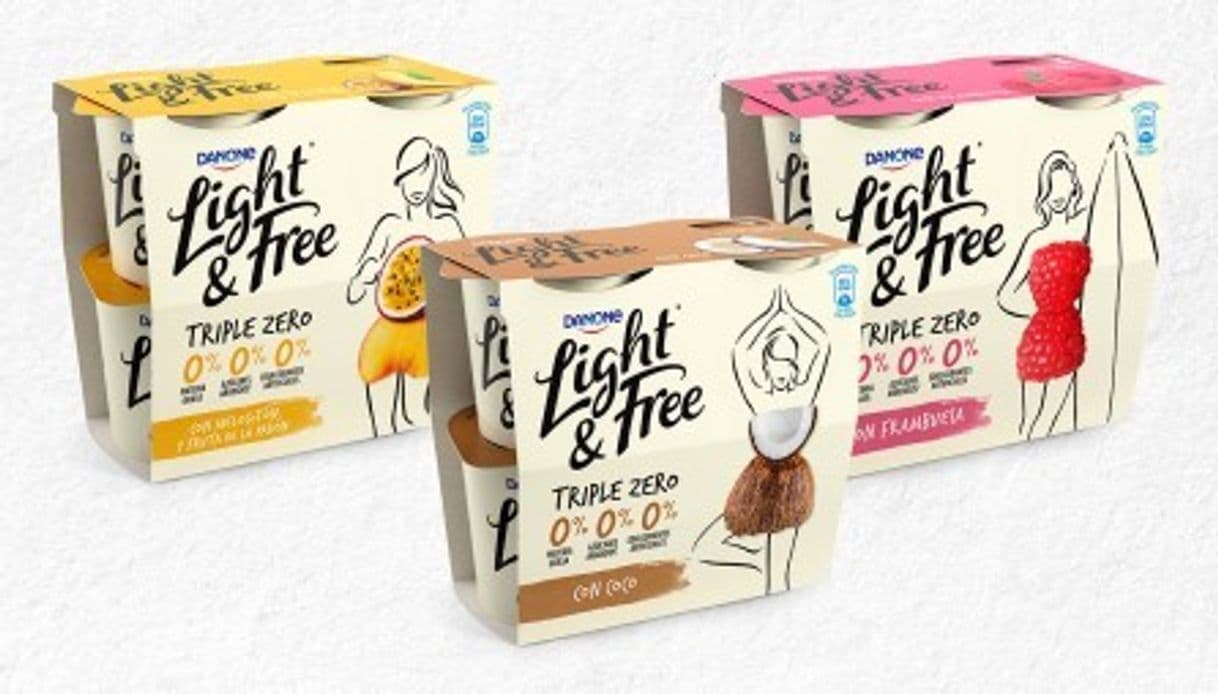 Product Iogurtes Light and Free Danone