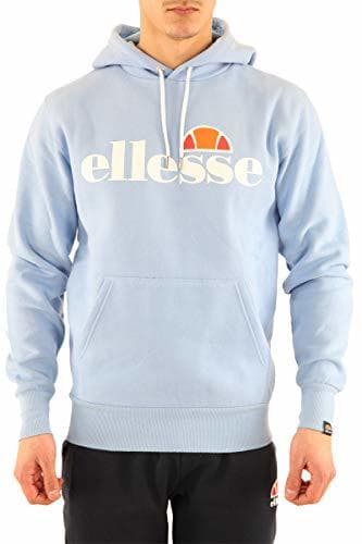 Moda Elesse Logo Hoody Light Blue Azul M