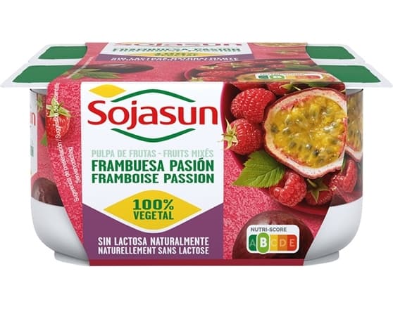 Fashion Iogurte de soja sabor maracujá/framboesa