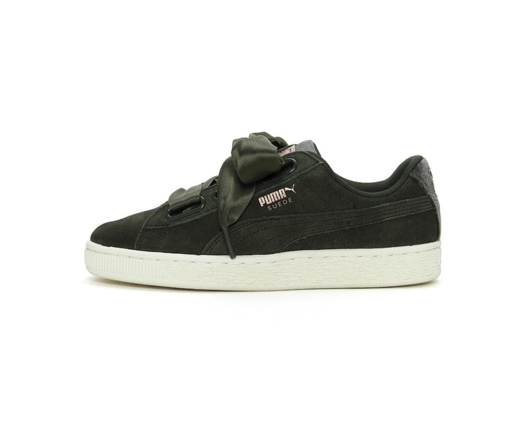 Product PUMA SUEDE HEART VELVET ROPE "OLIVE/ROSE GOLD"