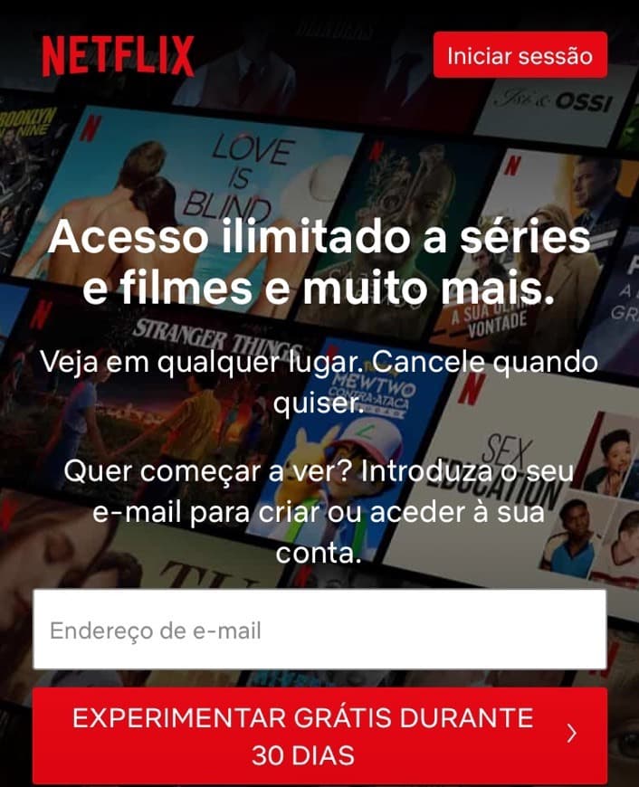 App Netflix...obrigatoriamente! 