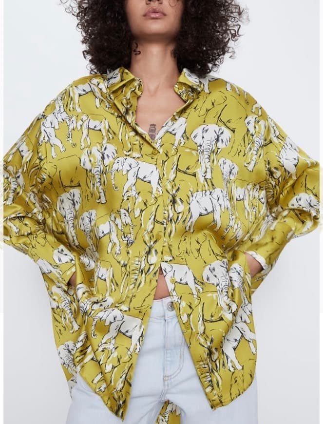 Product Camisa estampado oversize 