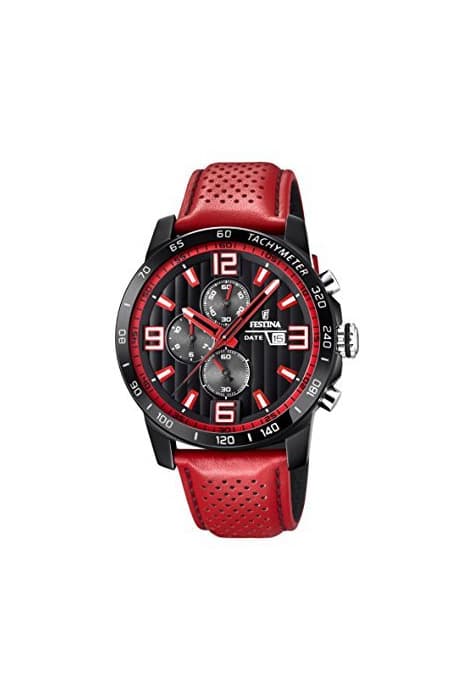 Fashion Festina Reloj Cronógrafo para Hombre de Cuarzo con Correa en Cuero F20339/5