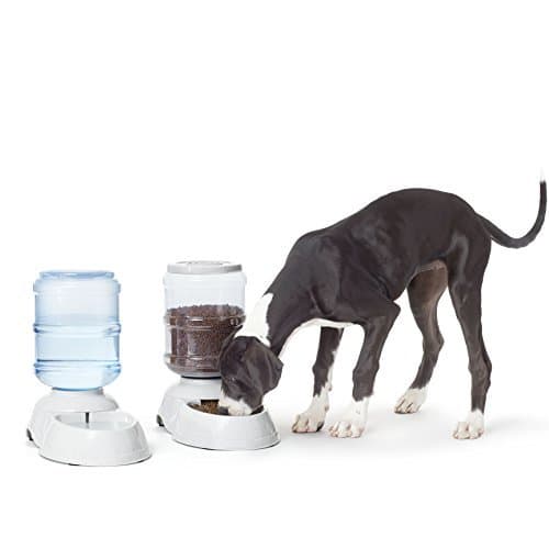 Producto AmazonBasics - Dispensador de agua y comida