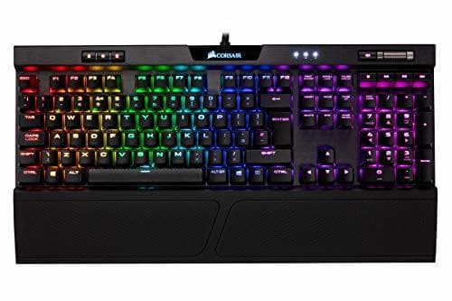 Electrónica Corsair K70 MK.2 RGB - Teclado mecánico Gaming, retroiluminación LED RGB, Cherry