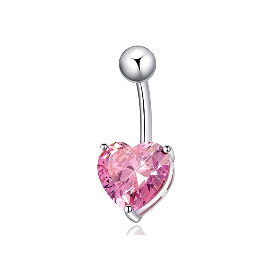 Product Honey Bear Mujeres Forma de corazón Piercing ombligo Cuerpo, 316L ACERO con