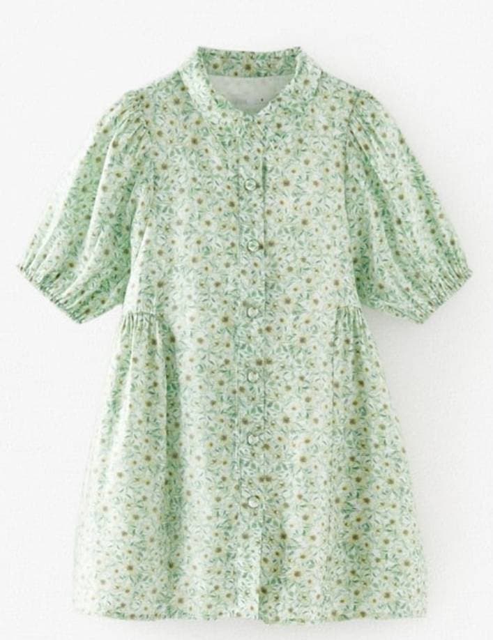 Product Vestido camisa flores 💚