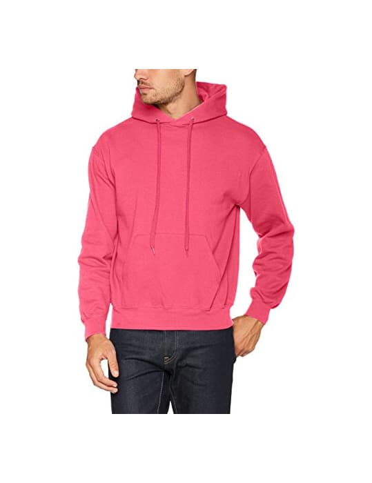 Producto Fruit of the Loom Hooded Sweat, Sudadera para Hombre, Opaco Fucsia Mediana