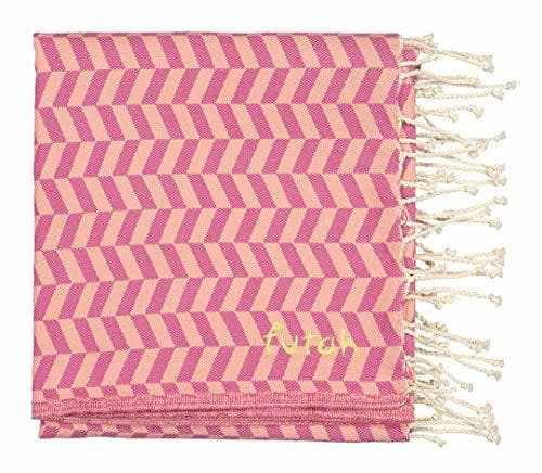 Beauty Futah Beach Towels - Porto Santo Pink & Peach