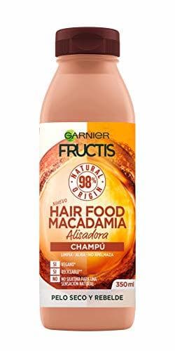 Producto Garnier Fructis Hair Food Champú de Macadamia Alisadora para Pelo Seco y