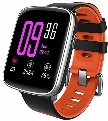 Electrónica Willful Smartwatch con Pulsómetro,Impermeable IP68 Reloj Inteligente con Cronómetro, Monitor de sueño,Podómetro,Calendario,Control