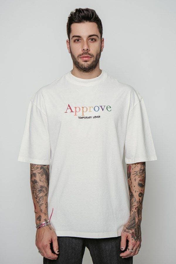 Producto Camiseta Approve Rainbow Off White