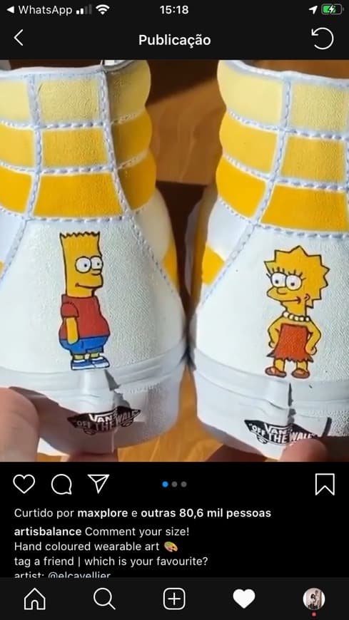 Fashion Personalização estilos Os Simpsons 😱