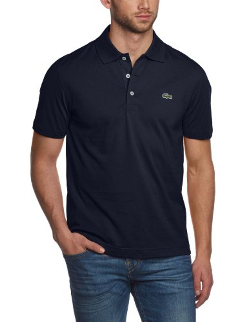 Fashion Lacoste L1230 - Polo de Manga Corta para Hombre, Modelo Deportivo, Azul