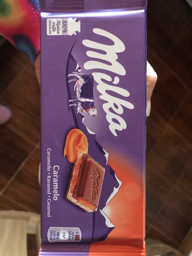 Producto Chocolate Milka caramelo