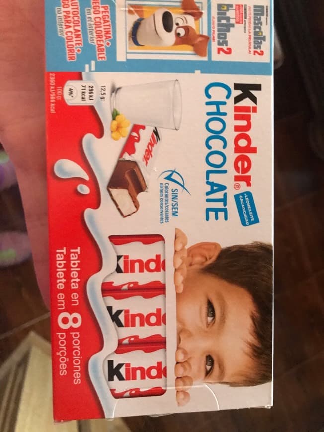 Producto Kinder Chocolate 