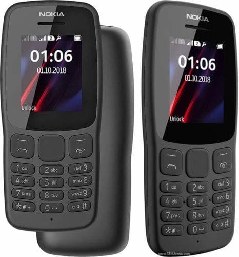 Electronic Nuevo Nokia 106 Dual Sim Gris Oscuro 2018 Libre de Fabrica Original