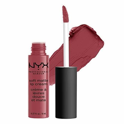 Beauty NYX Professional Makeup Pintalabios Soft Matte Lip Cream, Acabado cremoso mate, Color