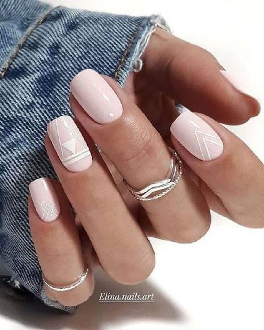 Moda Unhas Rosinha 