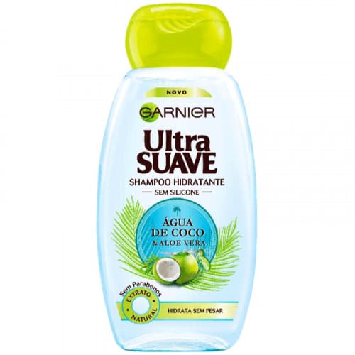 Moda Shampoo Ultra Suave da Garnier de Água de coco 