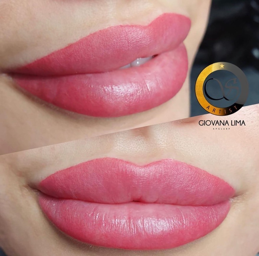 Fashion Aquarela Lips