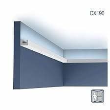 Product Cornisa Orac Decor CX190 AXXENT U-PROFILE Moldura para luz indirecta Perfil de