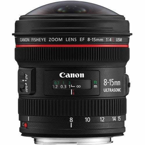 Electronic Canon EF 8-15mm f/4L Fisheye USM - Objetivo para Canon