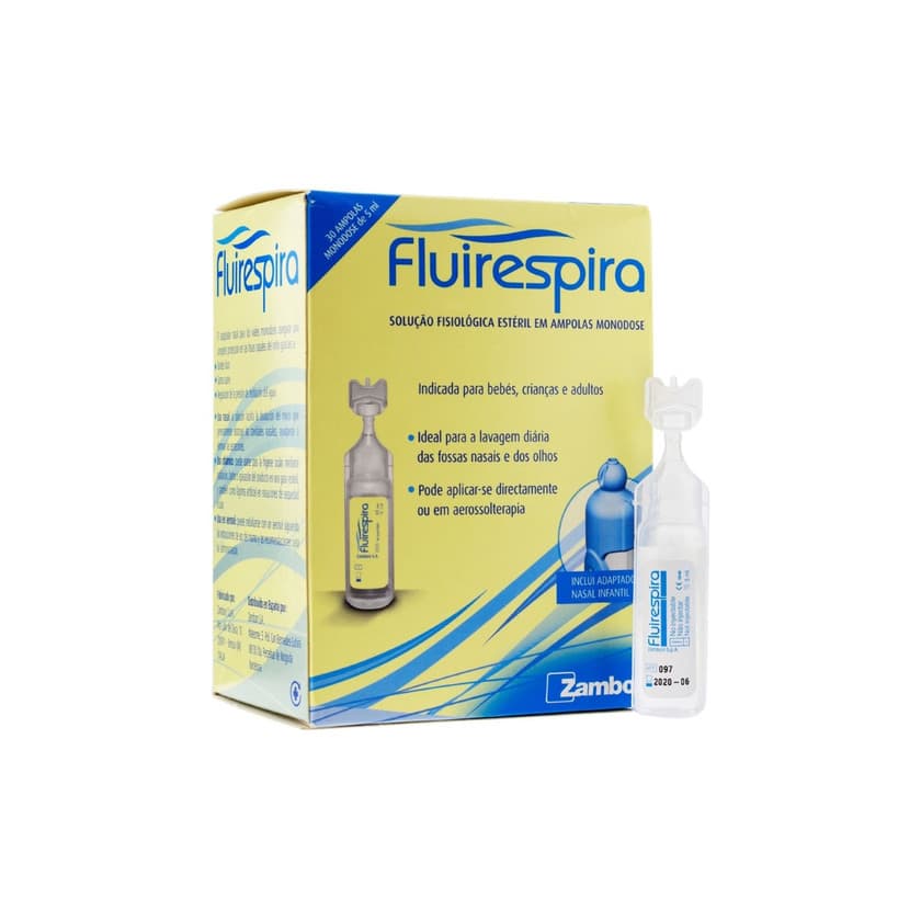 Product Fluirespira Soro Fisiológico 