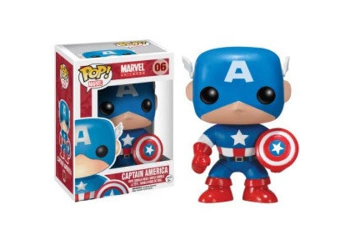 Game FunKo - Pop! Bobble Colección Marvel - Figura Capitán América