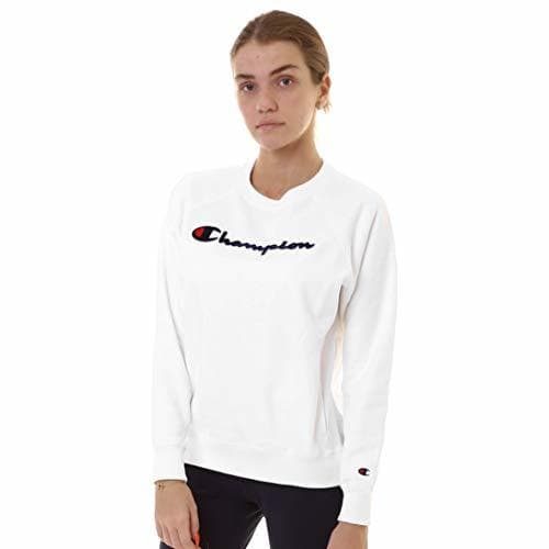 Fashion Champion Crewneck Sweatshirt Ladies White, tamaño