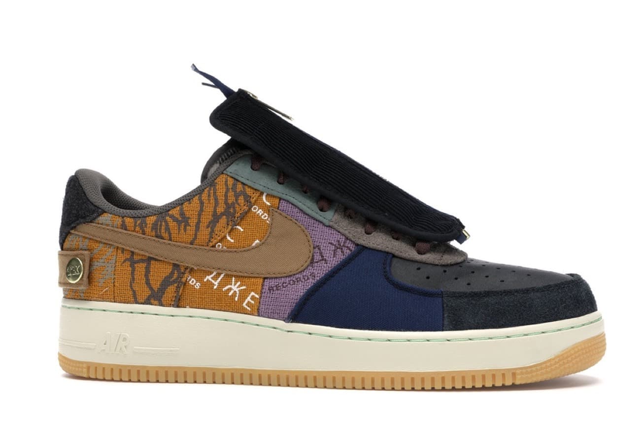 Moda Nike Air Force 1 Low Travis Scott Cactus Jack
