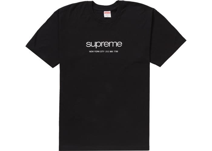 Moda Supreme Shop Tee Black