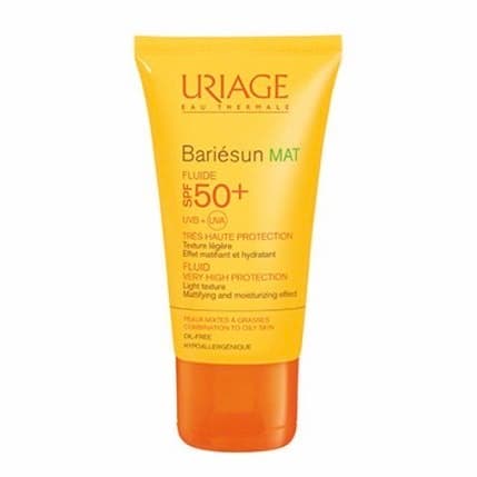 Producto Uriage Bariesum SPF50+ mattifying sunscreen